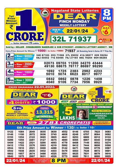 nagaland state lottery result today 8pm pdf download|Dear Lottery Result Today 1 PM 6 PM 8 PM(22.